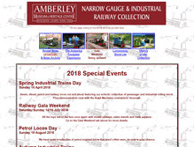 Tablet Screenshot of amberleynarrowgauge.co.uk